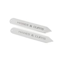 Men\'s Rhodium Collar Stiffeners