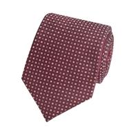 Men\'s Claret West Ham Lattice Tie 100% Silk