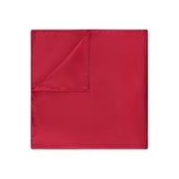 Men\'s Red Pocket Square- 100% Silk