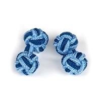 Men\'s Navy & Light Blue Silk Knot