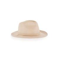 Mens Brown Camel Soft Trim Wool Puritan Hat, Brown