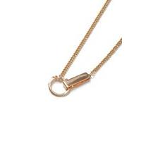 Mens Gold Look Structural Clasp Necklace*, GOLD