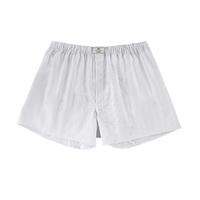 Men\'s Navy & White Grid Check Cotton Boxer Shorts
