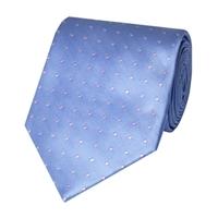 mens light blue light pink spotted tie 100 silk