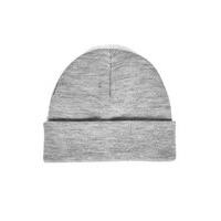 mens light grey classic fit beanie hat grey