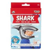 Mens Grey Shark For The Day Headwear, Grey