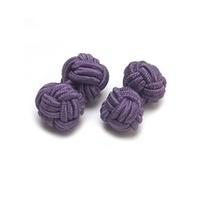 Men\'s Purple Silk Knot