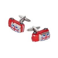 Men\'s Red Mini Union Jack Flag Cufflink