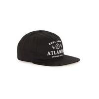 Mens Black Atlanta Snapback Cap, Black