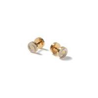 Mens Gold Look Etched Ear Tunnels*, GOLD
