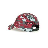 Mens Multi DEVOTE Grey And Red Camouflage Snapback Cap*, Multi