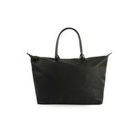 Mens MI-PAC Black Textured Faux Leather Weekender Bag*, Black