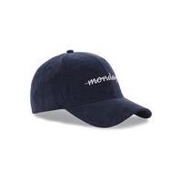 mens navy blue mondays curve peak cap blue