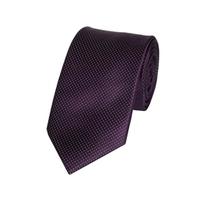 mens purple fine spot 100 silk slim fashion tie