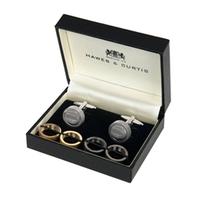 Men\'s Multi Colour Interchangeable Cufflink Gift Set