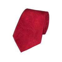 Men\'s Red Paisley Tie - 100% Silk