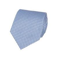 Men\'s Blue Semi Plain Tie 100% Silk