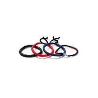 mens red and blue bracelet pack red