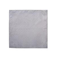 mens luxury silver geo design handkerchief 100 silk