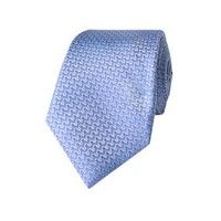 Men\'s Blue Geometric Dots Tie - 100% Silk
