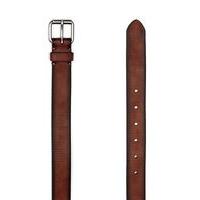 Mens Brown Tan Distressed Leather Belt, Brown