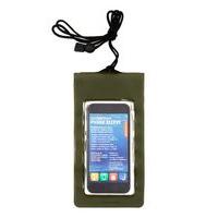 Mens Khaki Green Waterproof Phone Case, Khaki