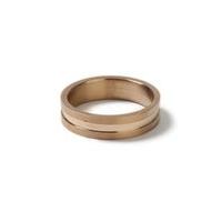 Mens GOLD Stainless Steel Rose Ring*, GOLD
