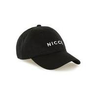 Mens NICCE Black Cap, Black