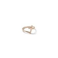 mens gold look cross detail ring gold