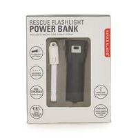 mens black flashlight power bank black