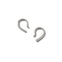 Mens Silver Look Ear Hugs*, SILVER