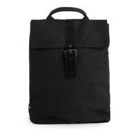 Mens MI-PAC Black Cotton Canvas Buckle Backpack*, Black