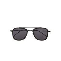 mens black matte navigator sunglasses black