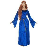 medieval maid costume blue