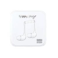 Mens Metallic HAPPY PLUGS White Earphones, Metallic