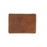 mens brown tan leather cardholder brown