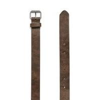 Mens Brown Faux Leather Belt, Brown