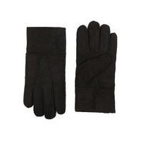 Mens Black Sheepskin Gloves, Black