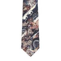 Mens Multi Atlas Print Liberty Fabric Tie, Multi