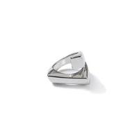 Mens Silver Look Sculptural Ring*, SILVER
