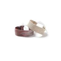 mens pink fabric bracelets 2 pack pink