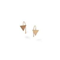 mens gold look arrow earrings gold