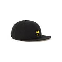 mens black vans x peanuts jockey cap black