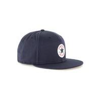 Mens Blue CONVERSE Navy Twill Cotton Snapback Cap, Blue