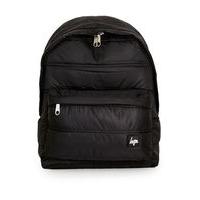 Mens HYPE Black Quilted Backpack*, Black