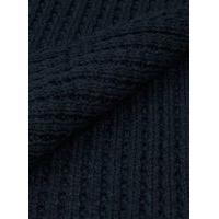 Mens Blue SELECTED HOMME Navy Waffle Textured Scarf, Blue