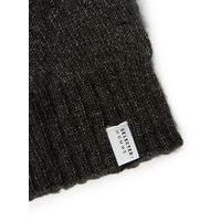 Mens SELECTED HOMME Dark Grey Scarf, Grey