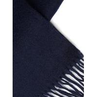 Mens Blue SELECTED HOMME Navy Wool Scarf, Blue