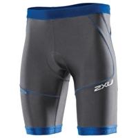 mens perform tri 9 inch short ink and cobalt blue