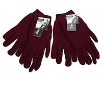 Mens/ladies Dark Red Thinsulate Gloves